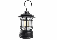 Pronett XJ4857 Kempingová LED lampa USB černá