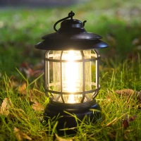 Pronett XJ4857 Kempingová LED lampa USB černá