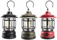 Pronett XJ4857 Kempingová LED lampa USB černá