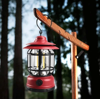 Pronett XJ4857 Kempingová LED lampa USB černá