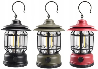Pronett XJ4857 Kempingová LED lampa USB černá