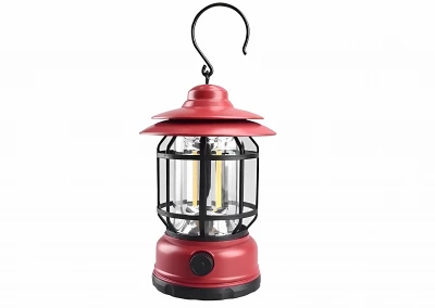 Pronett XJ4857 Kempingová LED lampa USB červená
