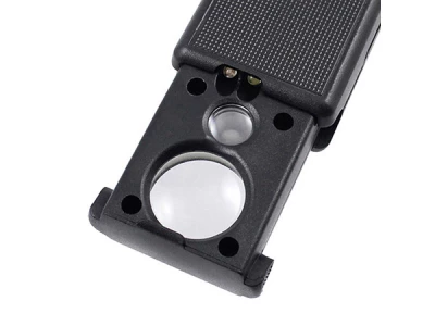 Verk 09006 Kapesní lupa s LED osvětlením 30x 60x