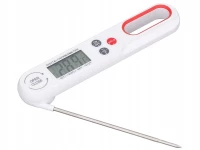 Verk 07176 Kuchyňský teploměr LCD, 300°C, bílý