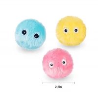 Nuxie 2408 Plyšová hračka pro kočky se zvuky, žlutá