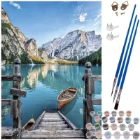 Foxter 2608 Malování podle čísel - Horská krajina 47 × 58 cm