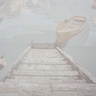 Foxter 2608 Malování podle čísel - Horská krajina 47 × 58 cm