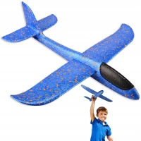 Verk 18219 Pěnové Házecí Letadlo 37 cm modrá