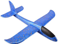 Verk 18219 Penové Hádzacie Lietadlo 37 cm modrá