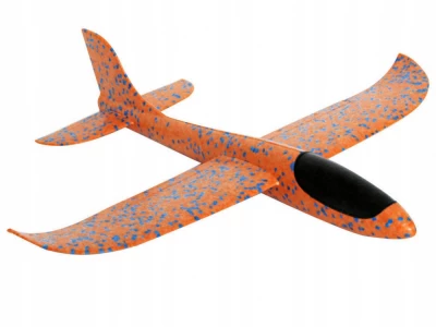 Verk 18219 Penové Hádzacie Lietadlo 37 cm modrá