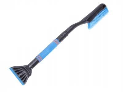 Verk 10118 Škrabka do auta na led se smetáčkem 2 v 1 modrá