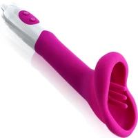 Sensual Vibrátor Womens Oral Brush 19 cm ružová