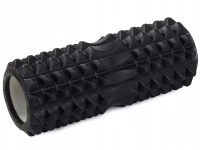 Verk 14286 Jóga penový valec s masážnymi výstupkami čierna