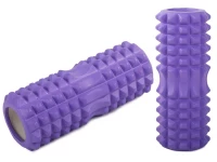 Verk 14286 Jóga penový valec s masážnymi výstupkami čierna