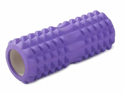 Verk 14286 Jóga penový valec s masážnymi výstupkami čierna