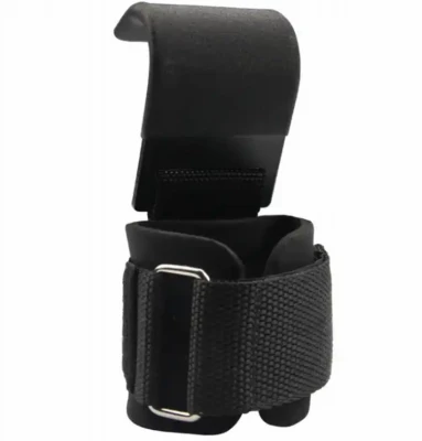 APT FT47 Fitness háky na mrtvé tahy černé 2 ks