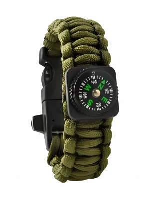 Foxter XT1141 Náramok na prežitie s kompasom čierny