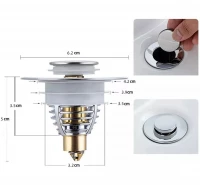 APT AG868 Univerzální zátka do dřezu 62 mm