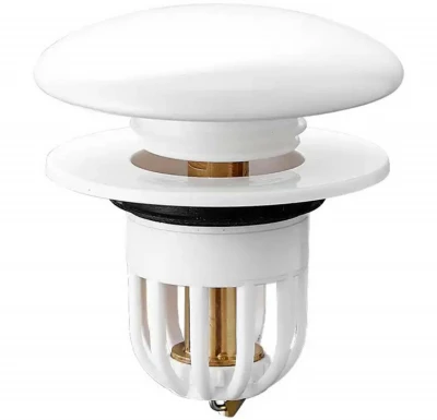 APT AG868A Univerzální zátka do dřezu 66 mm bílá