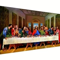 Pronett XJ5141 Diamantové malování XXL 85 x 40 cm - Poslední večeře