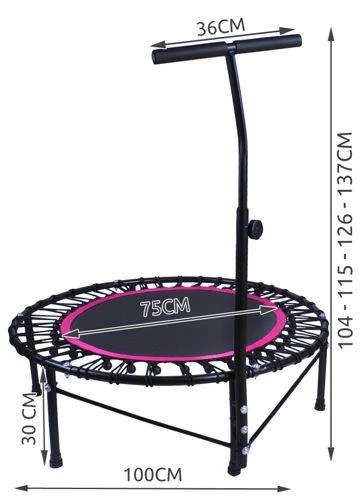 Malatec 3326 Fitness trampolína s držadlom 100 cm