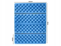 Verk 14387 Skládací kempingová podložka modrá