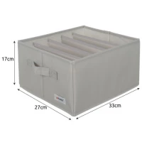 Ruhhy 22485 Organizér na oblečenie 2 x 15 l, sivá