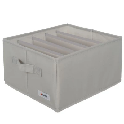 Ruhhy 22485 Organizér na oblečenie 2 x 15 l, sivá