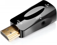 Verk 06305 Konvertor z HDMI na VGA D-SUB audio čierny