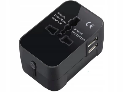 Verk 06313 Univerzální cestovní adaptér 2x USB