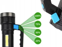 Verk 08379 Taktická LED svítilna XML-T6 COB, 4 LED