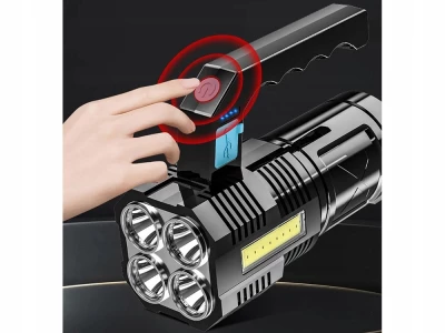 Verk 08379 Taktická LED svítilna XML-T6 COB, 4 LED