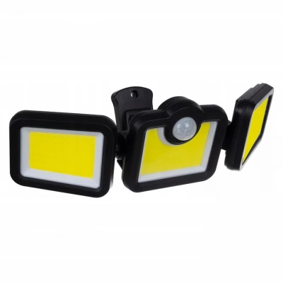 Verk 12324 Solárne 171 COB LED osvetlenie s PIR čidlom pohybu