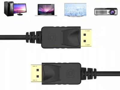 Verk 13150 DisplayPort na DisplayPort prepojovací tienený 2 m čierny