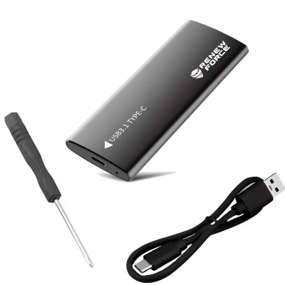 Verk 06312 Externý adaptér M.2 SSD na USB 3.0 čierny