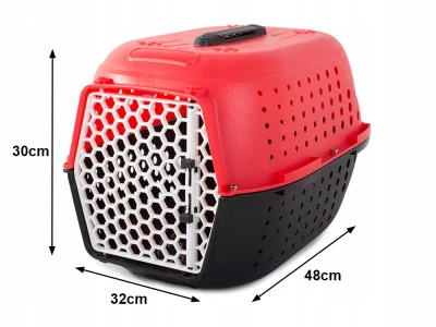 Verk 19263 Transportní přepravka 48 x 32 x 30 cm červená