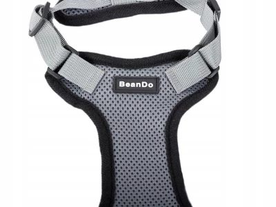 Verk 19343 Postroj pro psa s vodítkem vel. L šedý