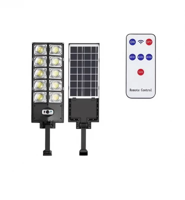 LedLight Pouliční osvětlení solární 300 LED COB, IP65, 1000W černé