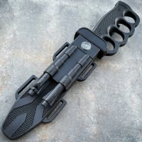 Foxter 2313 Taktický vojenský nôž s kresadlom 33 cm čierny