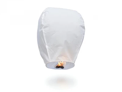 AFF Lampion šťastie 5 ks biela