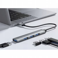 Izoxis 23316 Mini USB Hub 1 port 3.0 + 3 porty 2.0