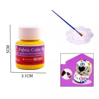 KIK KX3876 Barvy na textil 6 x 25 ml
