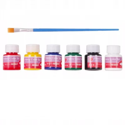 KIK KX3876 Barvy na textil 6 x 25 ml