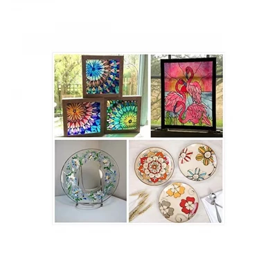 KIK KX3876 Barvy na sklo a porcelán 6 x 25 ml