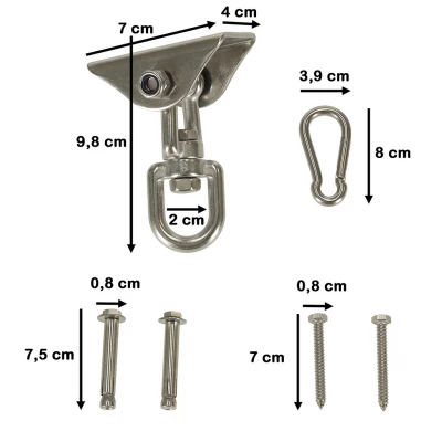 KIK KX4830 Montážní sada pro uchycení do stropu