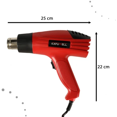 Kafuwell Elektrická teplovzdušná pištoľ 1600W