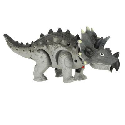 KIK KX4400 Dálkově ovládaný dinosaurus RC Triceratops šedý