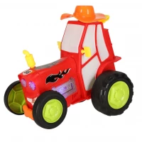 KIK KX4614 RC skákající a tančící traktor 3,7 V červený
