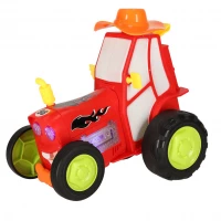 KIK KX4614 RC skákající a tančící traktor 3,7 V červený
