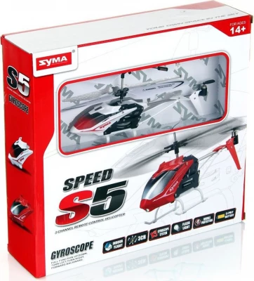 Syma RC vrtulník na dálkové ovládání S5 3CH, 3,7V, 1:24 bílý 